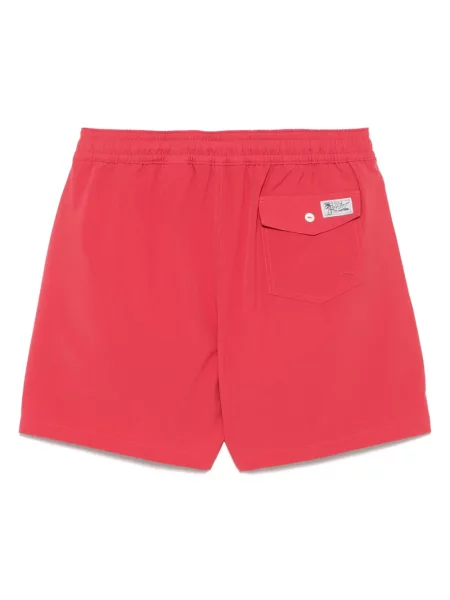 Costum de baie Polo Ralph Lauren de costum cu dungi tricotate gri