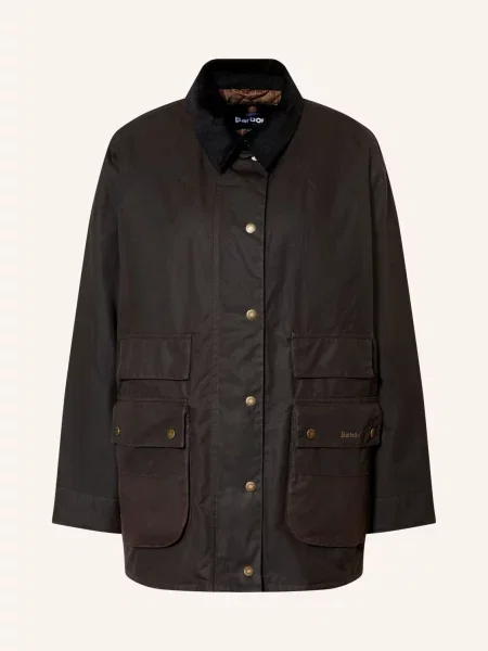 Barbour Polní Bunda Border tmavě hnědá