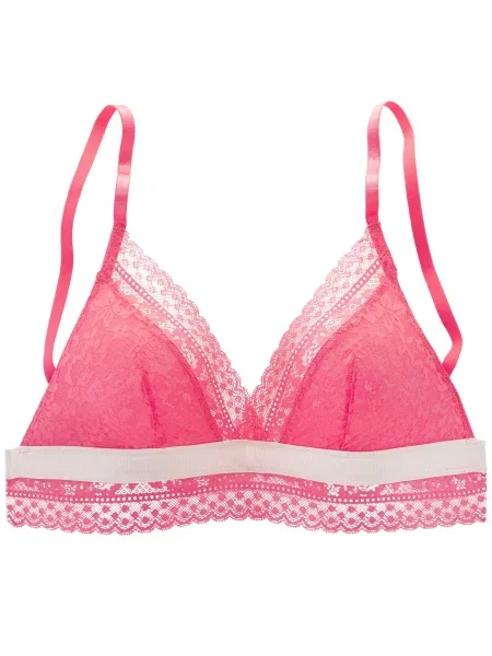 VIVANCE Podprsenka malinová bílá