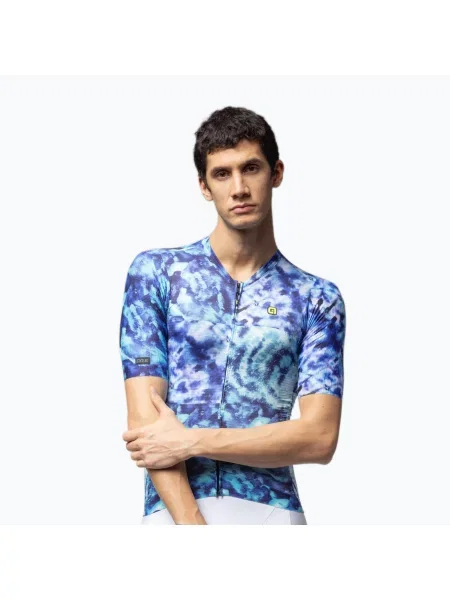 Футболка велосипедна Alé Clorofilla blue combo синя