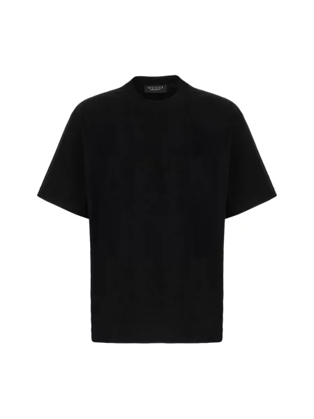 Koszulka Gucci z dżerseju czarna