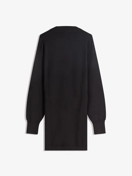 Bershka Rochie tricotat negru