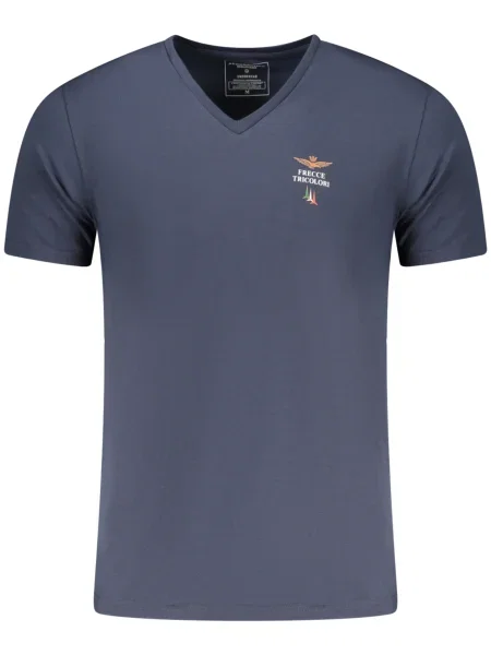 Koszulka Aeronautica Militare z krótkim rękawem niebieska