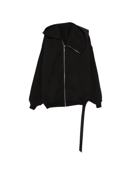 Geacă Rick Owens Drkshdw cu glugă asimetrică negru