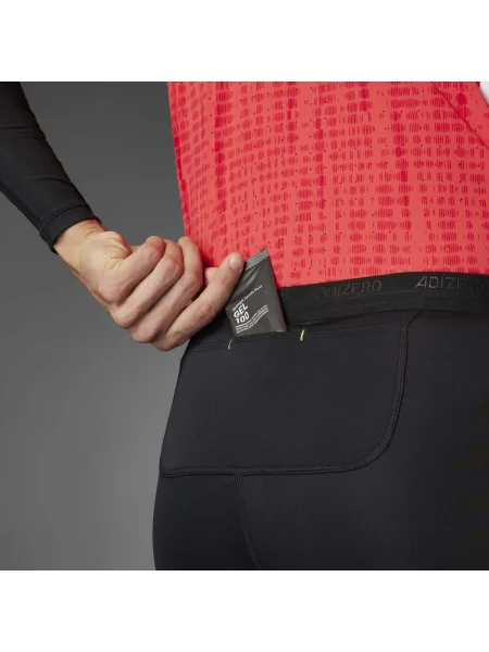 Adidas Adizero Control Running Short Leggings Black L fekete