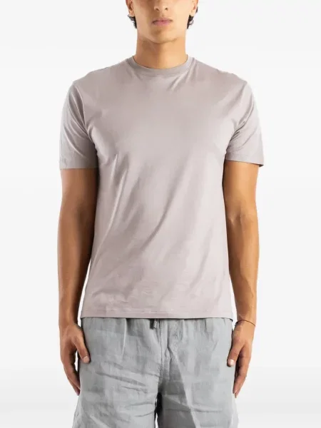Scurt tricou Handvaerk cu decolteu rotund gri