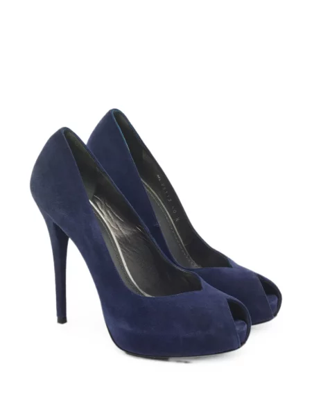 Pantofi cu toc Stuart Weitzman cu platformă albastru