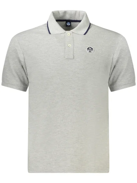 Polo North Sails cu mâneci scurte gri