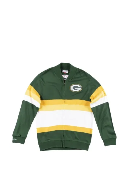 Hanorac Mitchell & Ness cu dungi verde