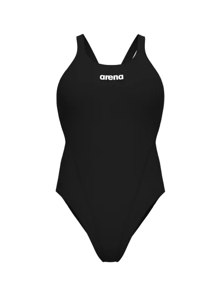 ARENA Costum de baie întreg SWIM TECH SOLID negru alb