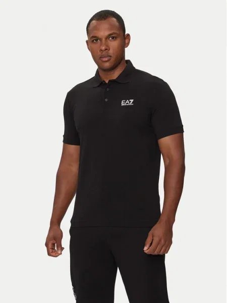 Emporio Armani Tricou polo PJVQZ negru