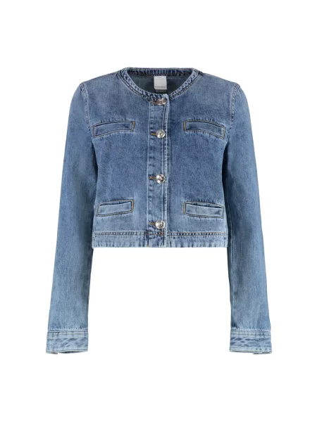 Kurtka jeansowa Pinko niebieska