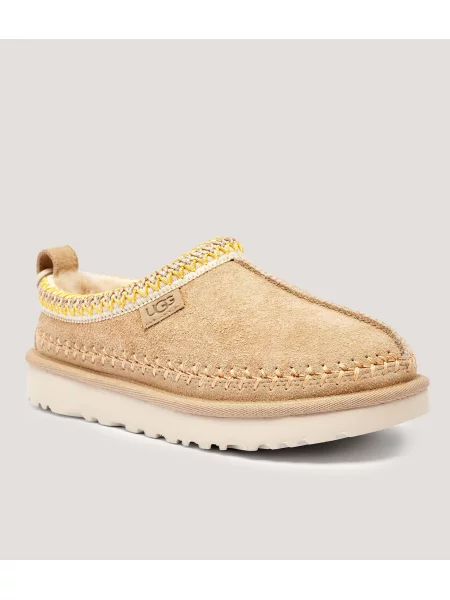 UGG Mules încălțăminte W TASMAN BIARRITZ cu adaos de lână | piele întoarsă bej