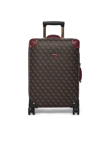 Guess Kofer za kabinu Latona Travel smeđa