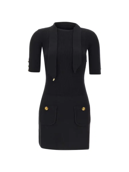 Rochie Elisabetta Franchi cu legături negru