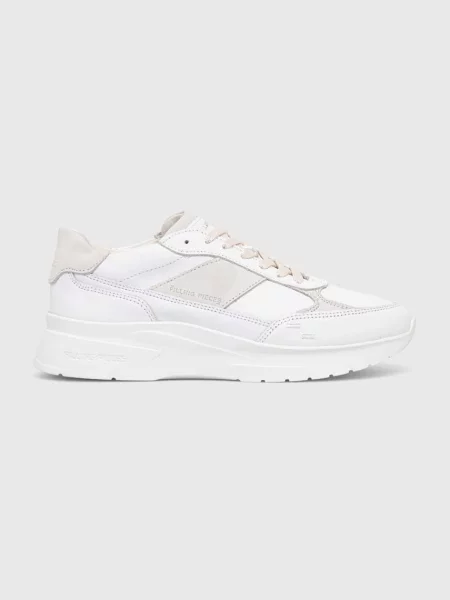 Кожени маратонки Filling Pieces Jet Runner бяло розово