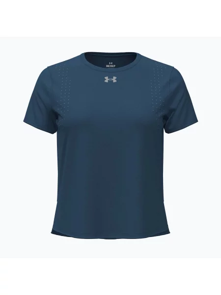 Tricou de alergare pentru femei Under Armour Velociti Pro wham blue/hyper green/white alb