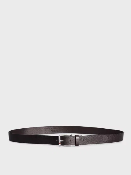 Кожаный повседневный ремень Tommy Hilfiger коричневый