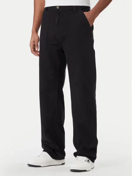 Guess Jeans Τζιν Straight Fit μαύρο