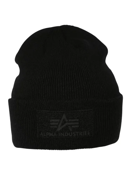 Alpha Industries căciulă Velcro negru