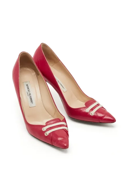 Pantofi cu toc Manolo Blahnik roșu