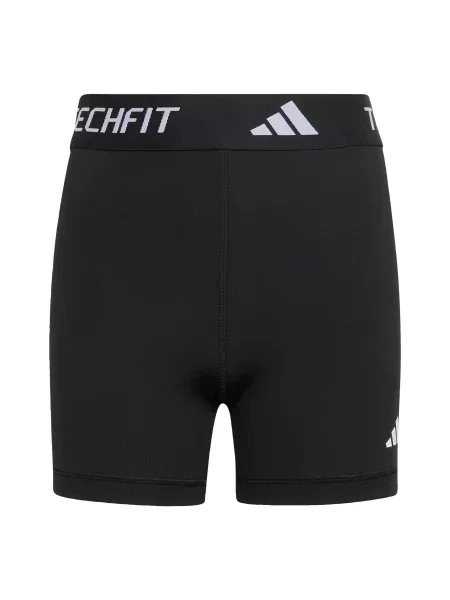 ADIDAS SPORTSWEAR Sportske hlače TECHFIT SHORT crna bijela