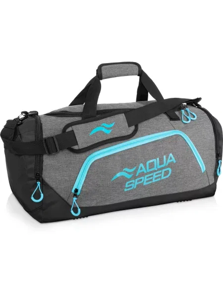 Torba sportowa pływacka na ramię Aqua Speed czarna