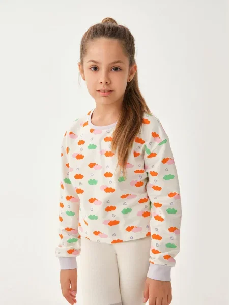 Дитячий Лонгслів DAGI бежевий