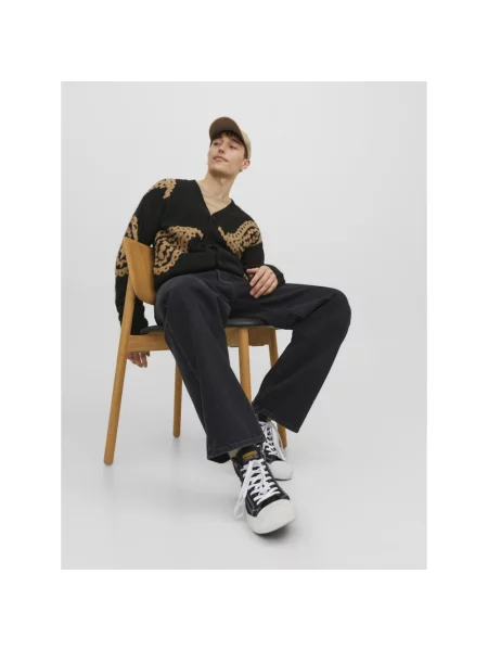 Jeansy z 5 model ‘ALEX’ Jack & Jones czarne