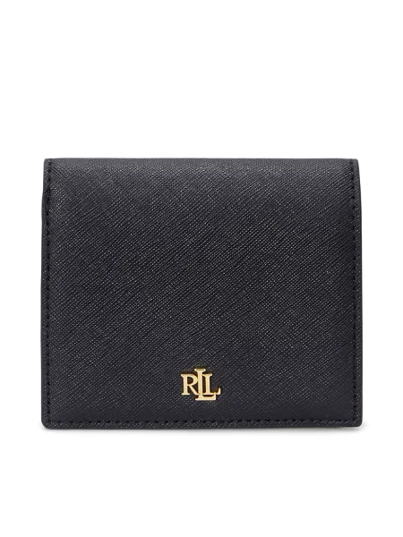 Lauren Ralph Lauren peňaženka dámska kožená čierna
