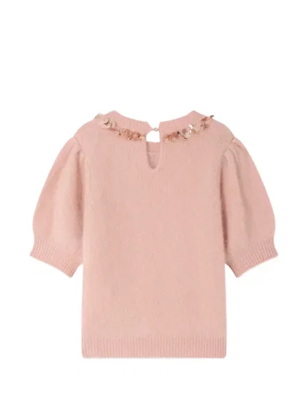 Sweter dziecięcy Bonpoint różowy
