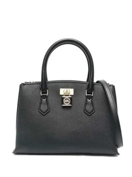 Geanta de piele Michael Michael Kors din piele negru