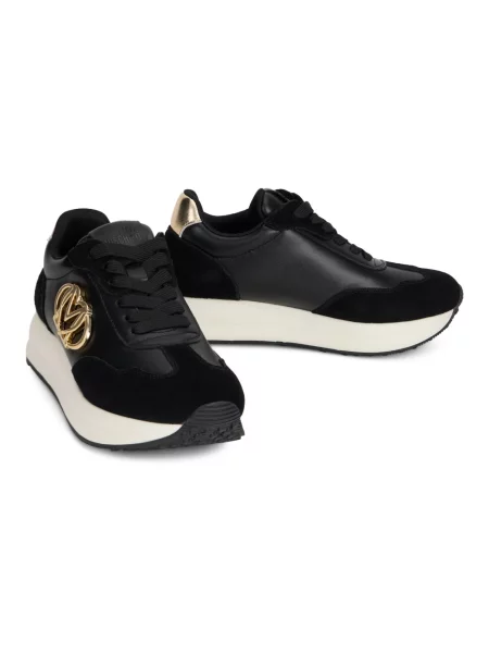 Buty do biegania Love Moschino skórzane do biegania czarne