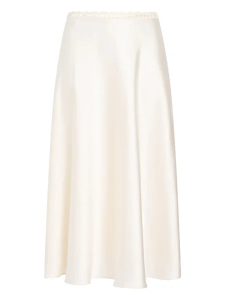 Fustă midi Ser.o.ya până la genunchi alb