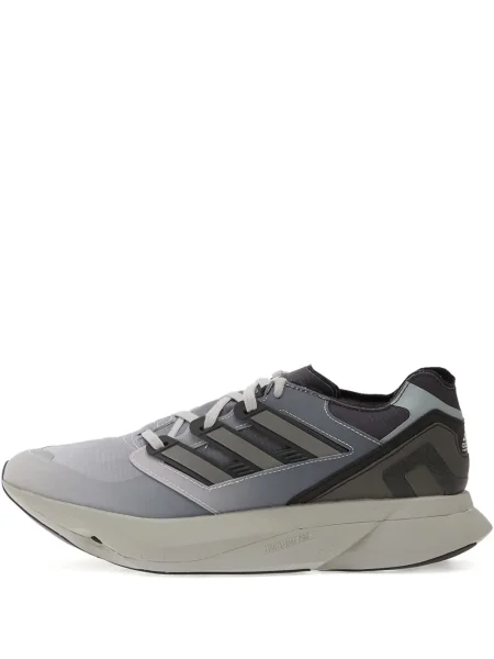 Sneakerși Adidas Campus cu imagine alergare din piele de căprioară negru