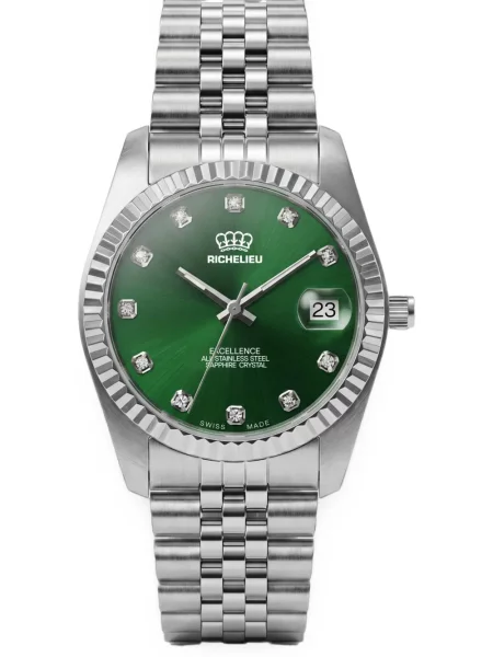 Ceas Richelieu Swiss verde