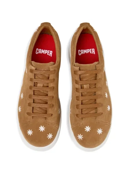 Φλοράλ sneakers Camper καφέ