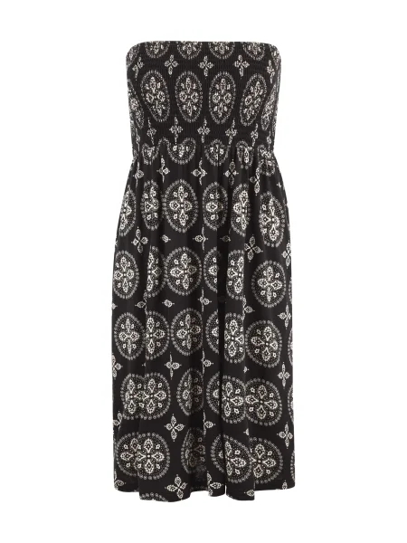 LASCANA Rochie de plaja crem negru