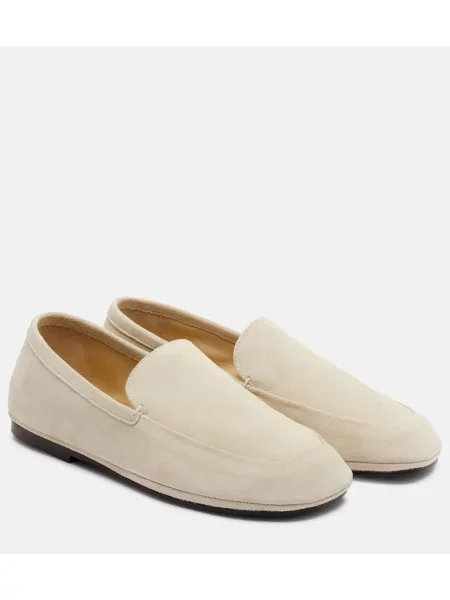 Chiloți Lemaire din piele de căprioară slip-on bej