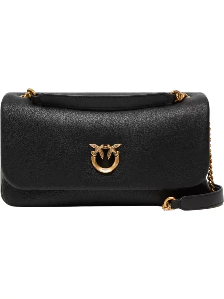 Colier Pinko din piele negru