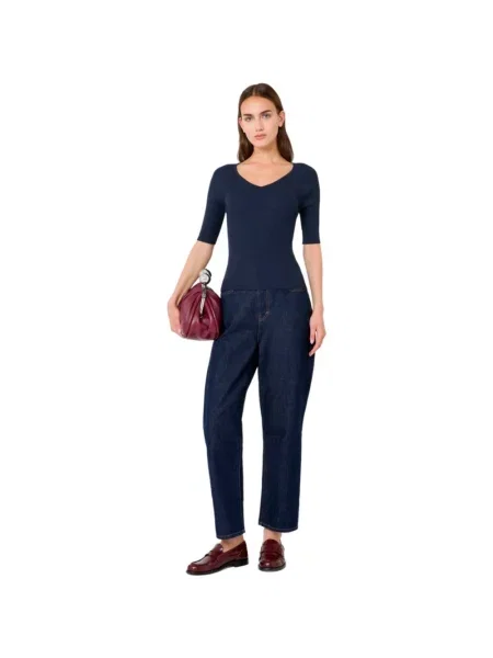 Sweter Weekend Max Mara niebieski