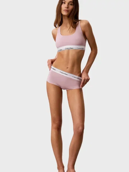 Топ Calvin Klein без подкладки розовый