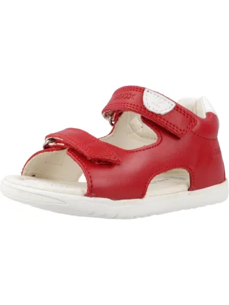 Sandały GEOX B SANDAL MACCHIA BOY czerwony