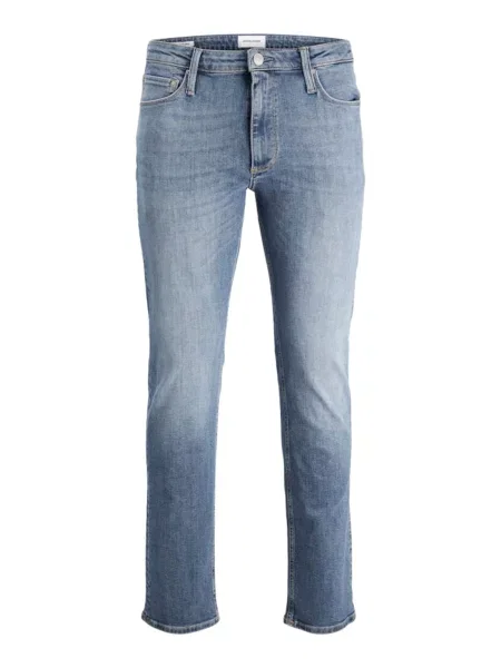 JACK & JONES Jeans JJIClark JJEvan Jos denim albastru