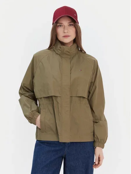 Tommy Hilfiger Wiatrówka Khaki