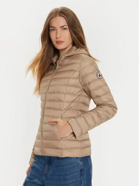 Jott Down Jacket Light CLOE Hoodie Kobiety Kurtki Jott Jasnobrązowy Size: S brązowa