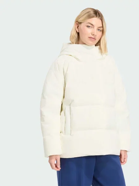 Зимова куртка adidas комбінований верх білий