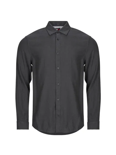 Cămașă Tommy Jeans de flanelă gri