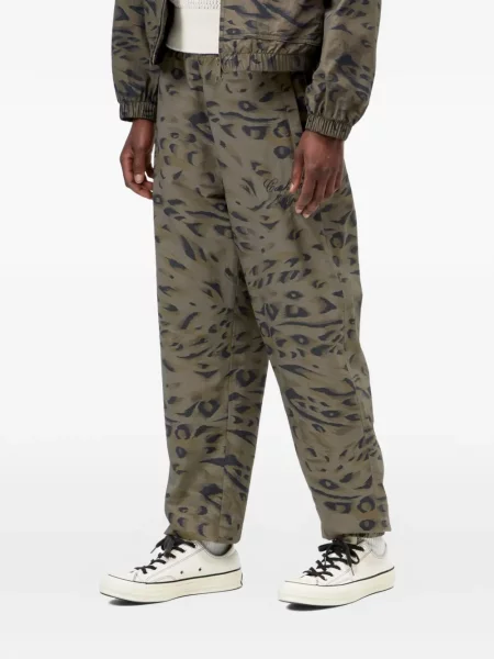 Pantaloni Carhartt Wip alergare verde
