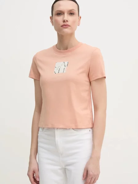 Calvin Klein Jeans kratka majica oranžna
